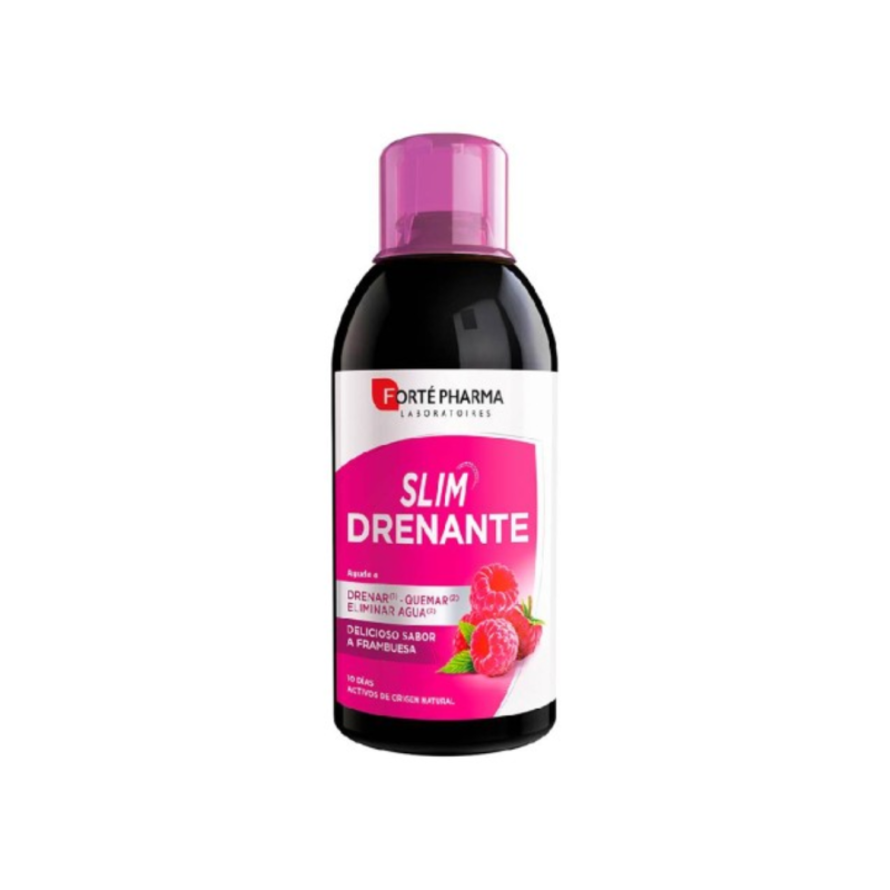 SLIM DRENANTE 1 FRASCO 500 ML SABOR FRAMBUESA  - 1